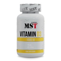MST Vitamin D3 1000 IU 25 mcg 120 softgels