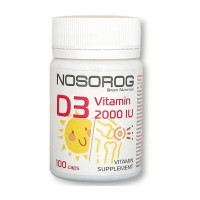 Nosorog Vitamin D3 2000 IU (100 tab) Nosorog Vitamin D3 2000 IU (100 tab)
