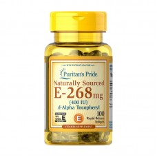 Puritan's Pride Naturally Sourced E-268 mg (400 IU) (100 softgels)