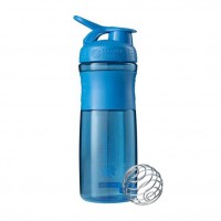 Blender Bottle SportMixer Flip (820 ml, cyan)