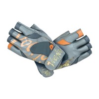 Mad Max Voodoo Women`s Gloves Mid Grey/Orange MFG-921 (M size)