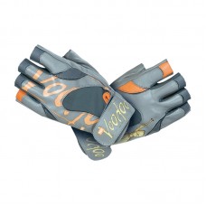 Mad Max Voodoo Women`s Gloves Mid Grey/Orange MFG-921 (M size)
