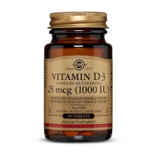 Solgar Vitamin D3 25 mcg (1000 IU) (90 tab)