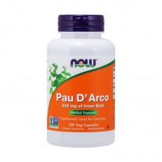 NOW Pau D'Arco 500 mg of Inner Bark (100 veg caps)