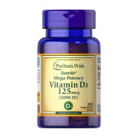 Puritan's Pride Vitamin D3 125 mcg (100 softgels)
