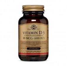 Solgar Vitamin D3 10 mcg (400 IU) (100 softgels)