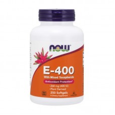 NOW E-400 with mixed Tocopheryl (250 softgels)