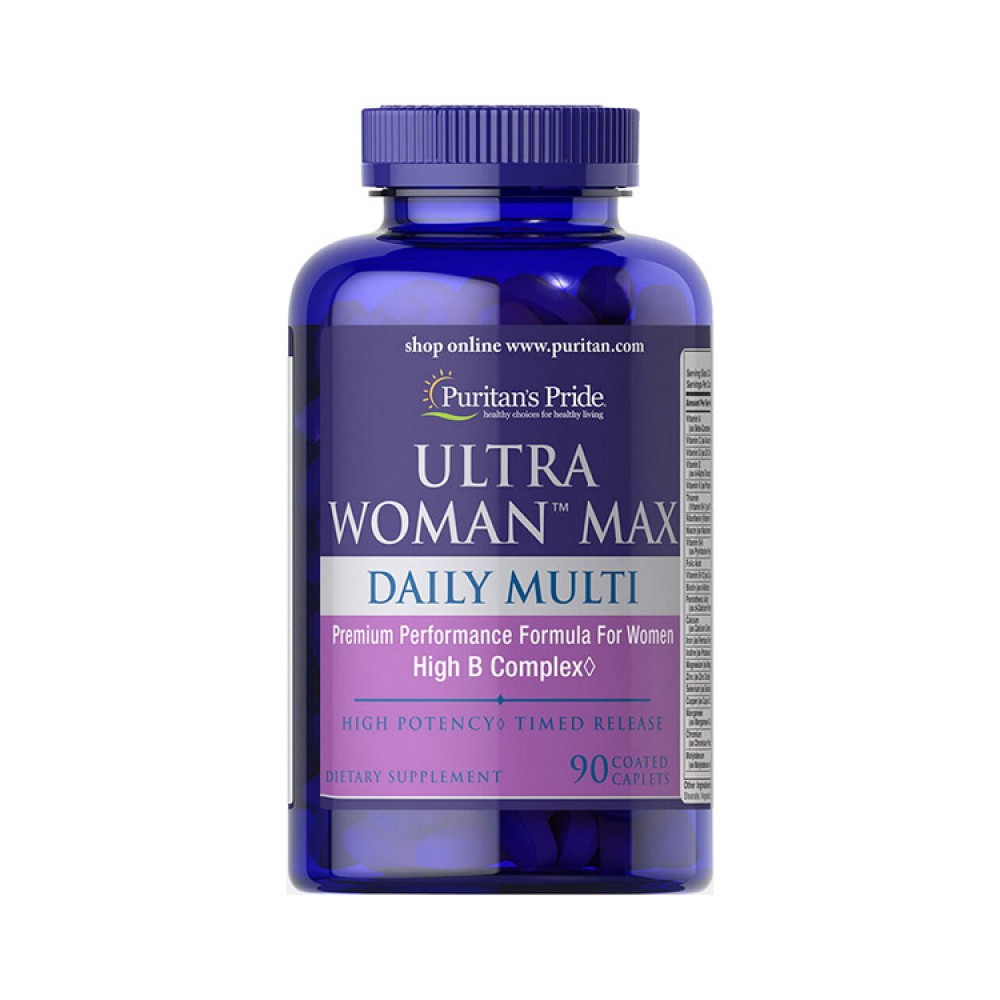 Puritan's Pride Ultra Woman Max Daily Multi (90 caplets) Puritan's Pride Ultra Woman Max Daily Multi (90 caplets)