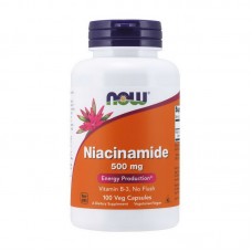 NOW Niacinamide 500 mg (100 veg caps)