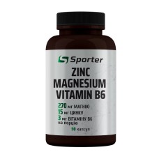 Sporter Zinc Magnesium Vitamin B6 (90 caps)