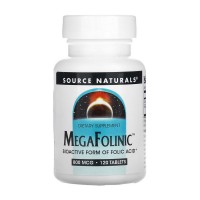Source Naturals Mega Folinic 800 mcg (120 tab)