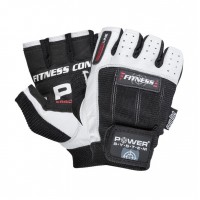 Power System Fitness Gloves White-Black 2300WB (S size)