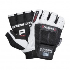 Fitness Gloves White-Black 2300WB (S size)
