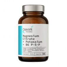 OstroVit Magnesium Citrate + Potassium + B6 P-5-P (90 caps)