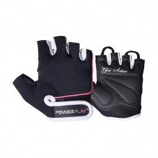 Power Play Womans Fitness Gloves Black-Pink 1750 (XS size)