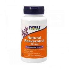 NOW Natural Resveratrol 50 mg (60 veg caps)