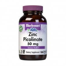 Bluebonnet Nutrition Zinc Picolinate 50 mg (100 veg caps)