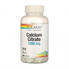 Solaray Calcium Citrate 1000 mg (240 veg caps)