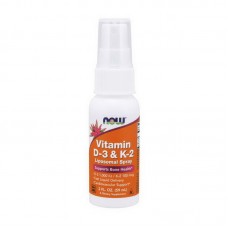 NOW Vitamin D-3 & K-2 Liposomal Spray (59 ml)