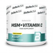 BioTech MSM + Vitamin C (150 g, lemon)