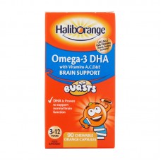 Heilborange Omega-3 DHA + Vits A,C & D Brain Support (90 chew tab, orange)