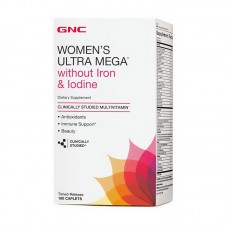 GNC Womens Ultra Mega Without Iron and Iodine (180 caps)