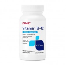 GNC Vitamin B-12 1000 mcg Timed-Release (90 veg caplets)