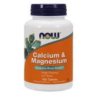 NOW Calcium & Magnesium (100 tabs)