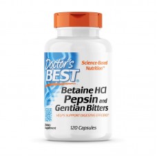 Betaine HCL Pepsin and Gentian Bitters (120 caps)