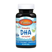 Carlson Labs Kid's Chewable DHA 100 mg (60 soft gels)