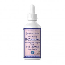 Puritan's Pride B-Complex sublingual luquid with b-12 1200 mcg (59 ml)