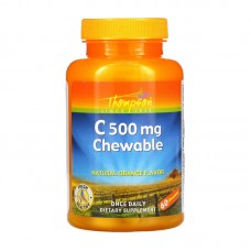 C 500 mg Chewable (60 chewables, orange)