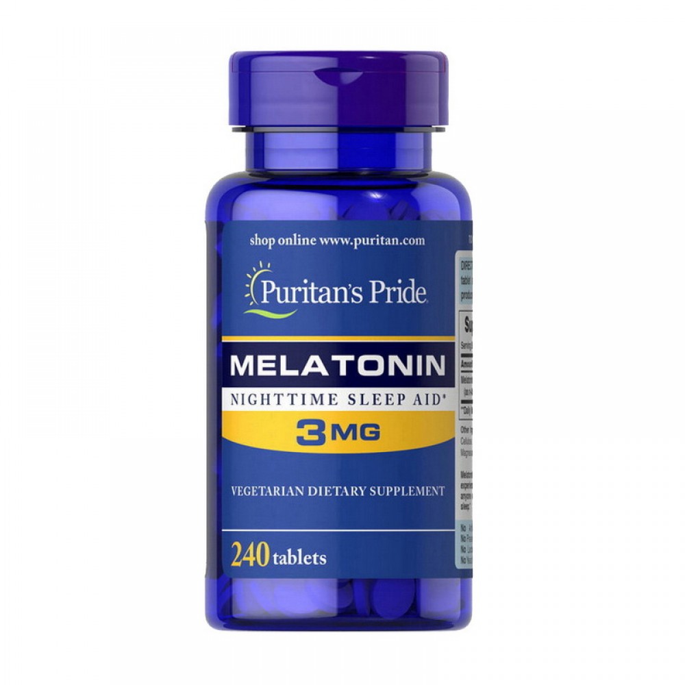 Puritan's Pride Melatonin 3 mg (240 tabs)