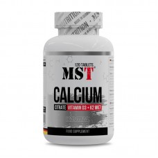 MST Calcium Citrate + Vitamin D3 + K2 MK7 (120 tab)