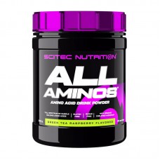 All Aminos (340 g, green tea raspberry)