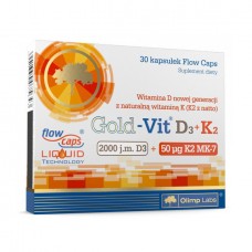 OLIMP Gold-Vit D3 + K2 (2000 IU/50 µg) (30 caps)