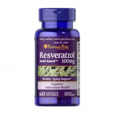 Puritan's Pride Resveratrol 100 mg (60 softgels)