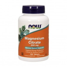 NOW Magnesium Citrate 200 mg (100 tabl)