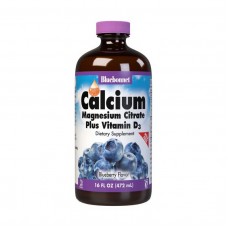 Bluebonnet Nutrition Calcium, Magnesium Citrate, Plus Vitamin D3 (472 ml, mixed berry)