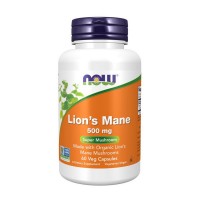 NOW Lion`s Mane 500 mg (60 veg caps)