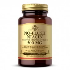 Solgar No-Flush Niacin 500 mg (50 veg caps)