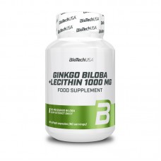 BioTech Ginkgo Biloba + Lecithin 1000 mg (90 softgels)