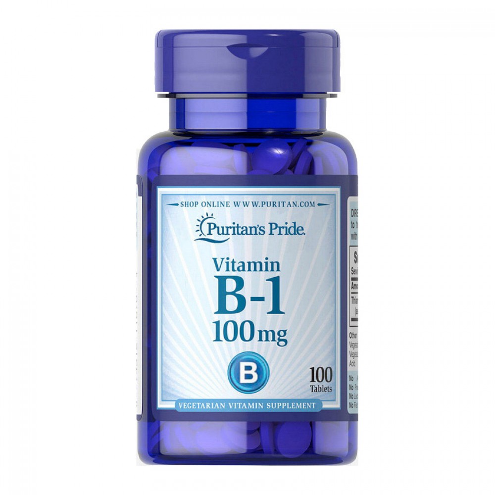 Puritan's Pride Vitamin B-1 100 mg (100 tablets) Puritan's Pride Vitamin B-1 100 mg (100 tablets)