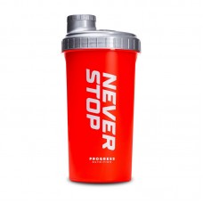 Shaker Never Stop (700 ml, red/silver)