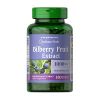 Puritan's Pride Bilberry Fruit Extract 1000 mg (180 softgels)