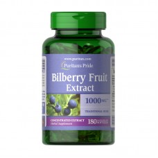 Bilberry Fruit Extract 1000 mg (180 softgels)