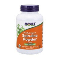 NOW Spirulina Powder certified organic (113 g, pure)
