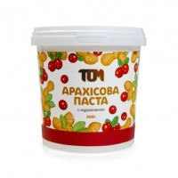 TOM Арахісова Паста (з журавлиною) 500 g TOM Арахісова Паста (з журавлиною) 500 g