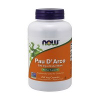NOW Pau D'Arco 500 mg of Innewr Bark (250 veg caps)