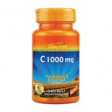 Thompson C 1000 mg plus rose hips and acerola (30 veg caps)
